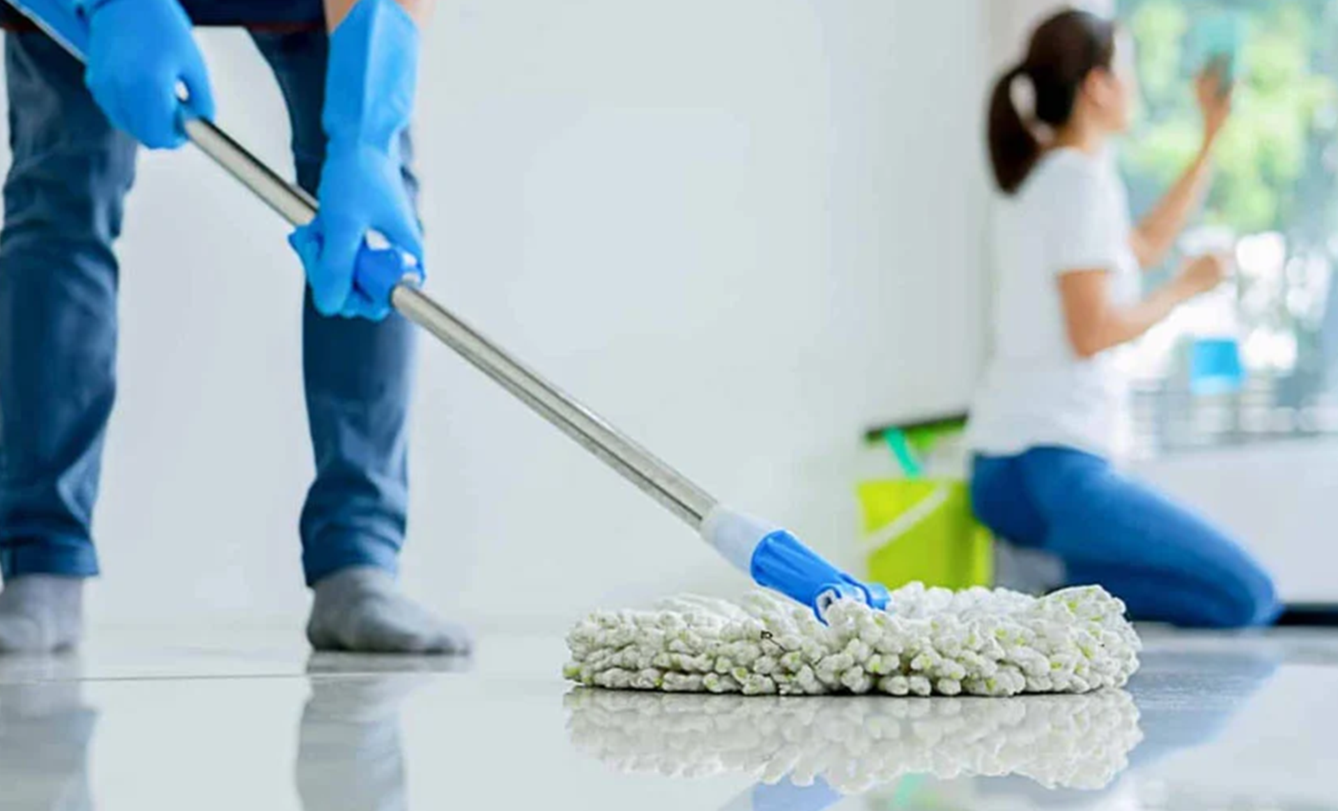 Fresh organized interior maintained with recurring cleaning service